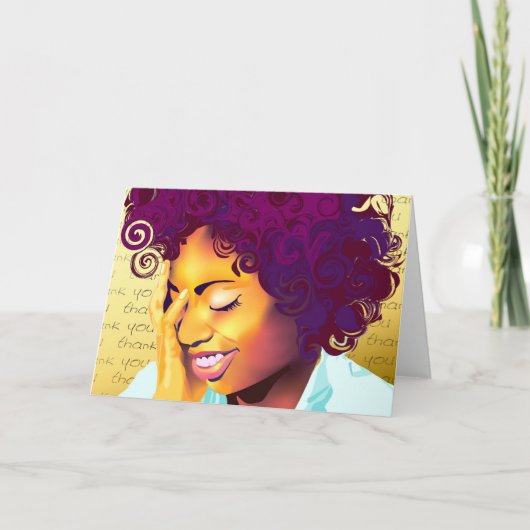 Shouln't持っています(ありがとう) サンキューカード (正面)