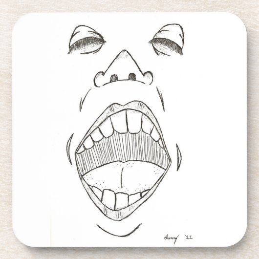 "Shout"コースター – 6セット コースター (正面)