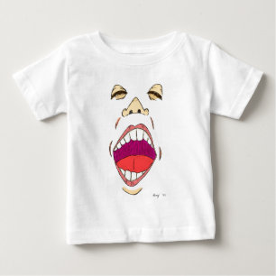 "Shout"乳児Tシャツ ベビーTシャツ