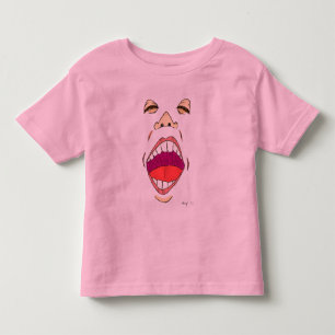 "Shout"幼児リンガーTシャツ トドラーTシャツ