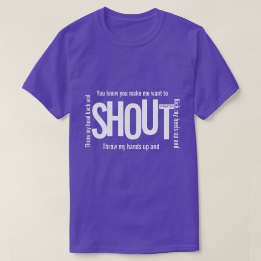 SHOUT - A MisterPシャツ Tシャツ (デザイン正面)
