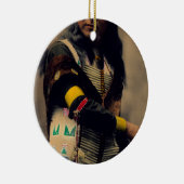 Shout At Oglala Sioux 1899 セラミックオーナメント (右)