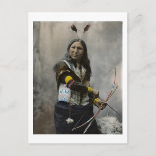 Shout At, Oglala Sioux, 1899 ポストカード