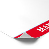 Shout out board employee daily kudos post-its ポスター (角)