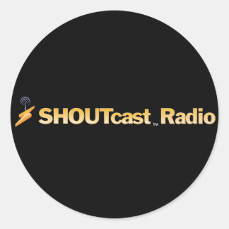 SHOUTcastタイトルシール ラウンドシール