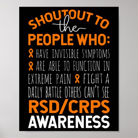 Shoutoutへ人のCRPS認識度 ポスター (正面)
