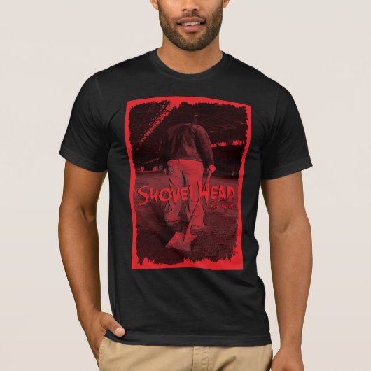 SHOVELHEAD THE MOVIE – ポスターデザインTシャツ Tシャツ (正面)