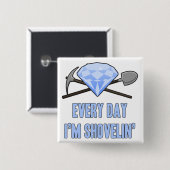 Shovelin毎日のボタン 缶バッジ (正面&裏面)