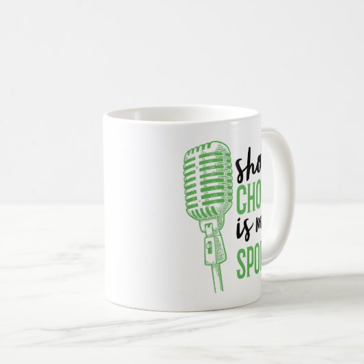 Show Choirは私のスポーツミュージカル コーヒーマグカップ (正面右)