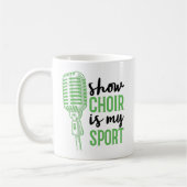 Show Choirは私のスポーツミュージカル コーヒーマグカップ (左)