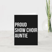 Show Choir Auntie カード (正面)