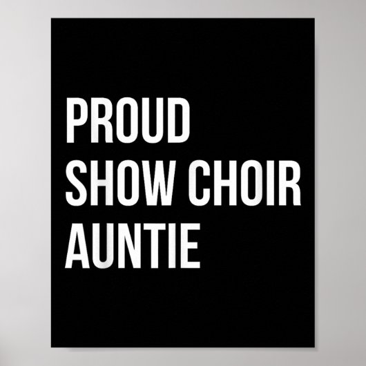 Show Choir Auntie  ポスター (正面)