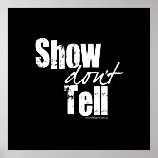 Show Don't Tell ポスター