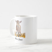 Show Goat Custom Name コーヒーマグカップ (正面左)
