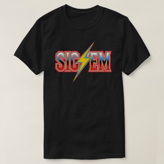 Show Highschool Football Spirit with Sic'Em Tシャツ (デザイン正面)