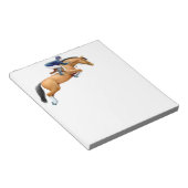 Show Jumper Horseメモ帳 ノートパッド (アングル)