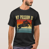 Show Jumping My Passion Is Retro Horseback Riding  Tシャツ (正面)