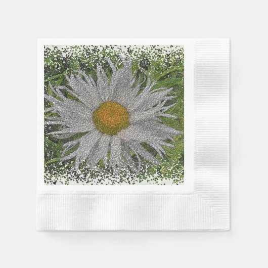 Show Me A Daisy #1 縁ありカクテルナプキン (正面)