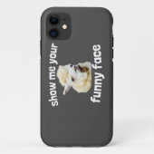 Show me your funny face lachendes Alpaka Lama Case-Mate iPhoneケース (裏面)