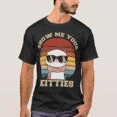 Show me your Kitties Cat Lover boy Tシャツ (正面)