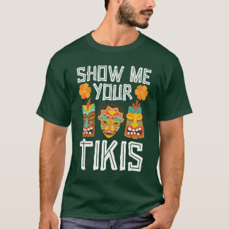 Show Me Yourikis Hawaiian Luau Partyiki Bar vintag Tシャツ
