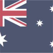 Show off your colors - Australia シール (正面)