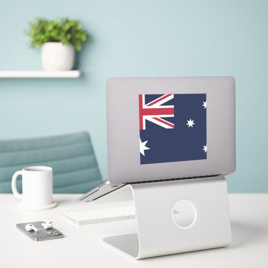 Show off your colors - Australia シール (デスク上のノートパソコン)