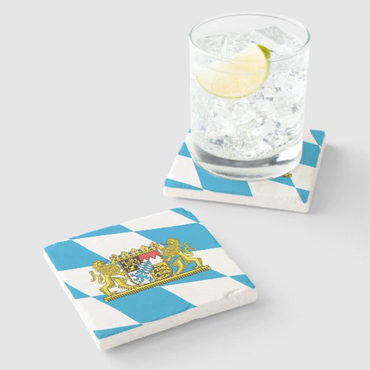 Show off your colors - Bayern/Bavaria ストーンコースター (横)