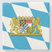 Show off your colors - Bayern/Bavaria ストーンコースター (正面)