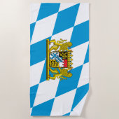 Show off your colors - Bayern/Bavaria ビーチタオル (正面)
