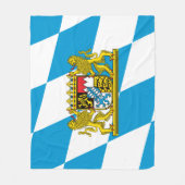 Show off your colors - Bayern/Bavaria フリースブランケット (正面)