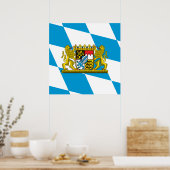 Show off your colors - Bayern/Bavaria ポスター (キッチン)