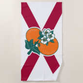 Show off your colors - Florida ビーチタオル (正面)