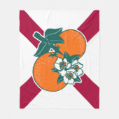 Show off your colors - Florida フリースブランケット (正面)