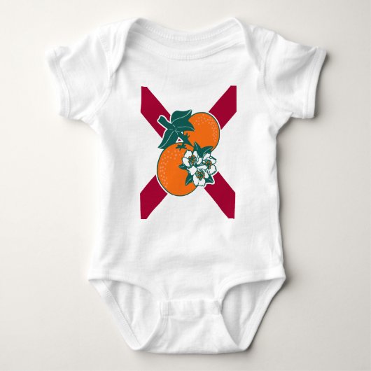 Show off your colors - Florida ベビーボディスーツ (正面)