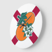 Show off your colors - Florida ラージ壁時計 (傾斜)