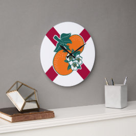 Show off your colors - Florida ラージ壁時計