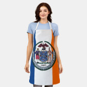 Show off your colors - New York エプロン (着用した状態)