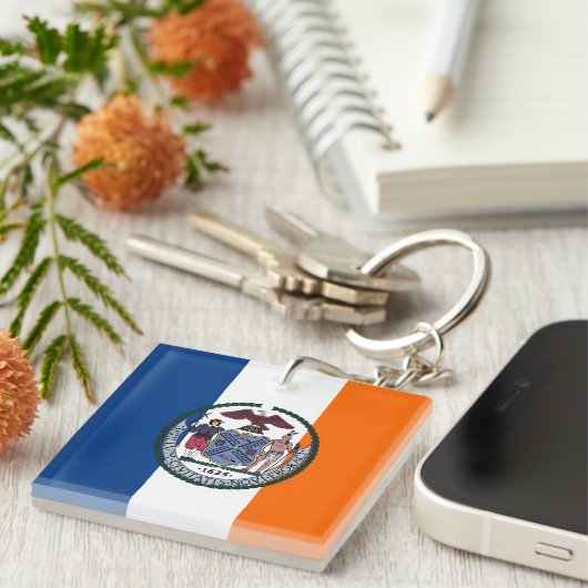 Show off your colors - New York キーホルダー (正面右)