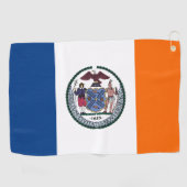 Show off your colors - New York ゴルフタオル (横)