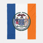 Show off your colors - New York フリースブランケット (正面)