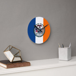 Show off your colors - New York ラウンド壁時計