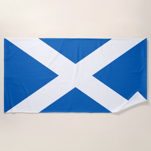 Show off your colors – Scotland ビーチタオル (正面)