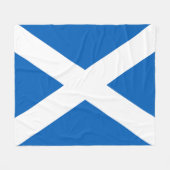 Show off your colors – Scotland フリースブランケット (正面(横))