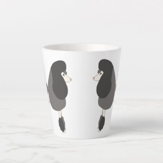 Show Poodle カフェラテマグ (正面)