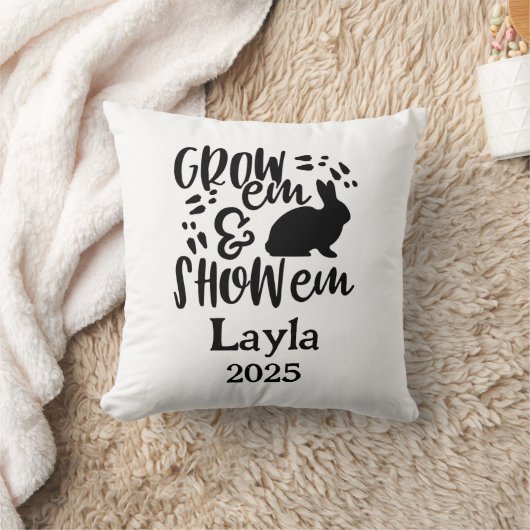 Show Rabbit 4H  クッション (ブランケット)