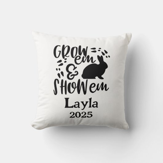 Show Rabbit 4H  クッション (正面)