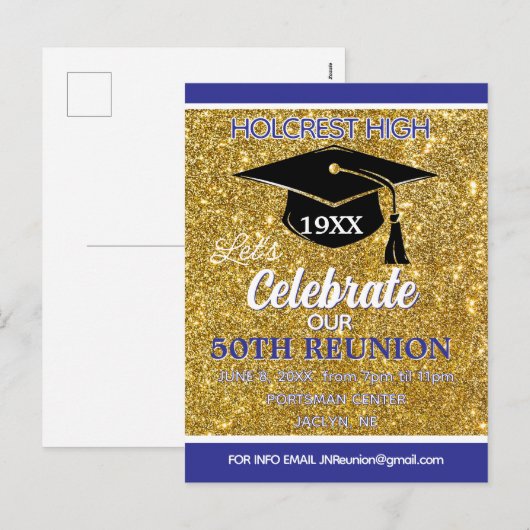 Show stopper Class Reunion invitation post card シーズンポストカード (正面/裏面)