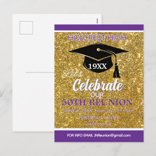 Show stopper Class Reunion invitation post card シーズンポストカード (正面/裏面)