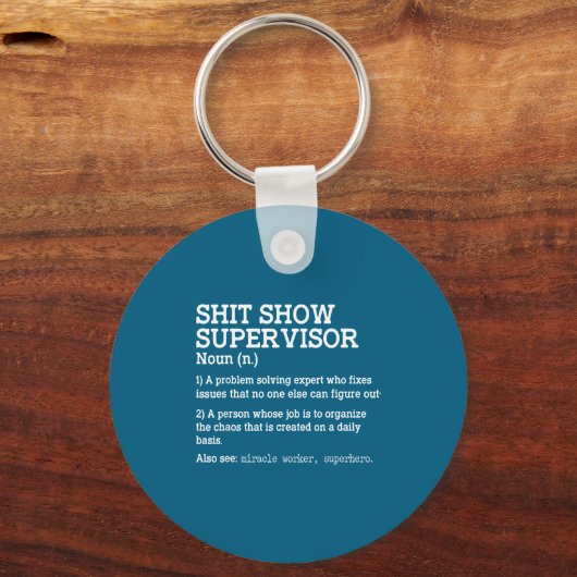 Show Supervisor A Problem Solving Expert Who Fixes キーホルダー (正面)